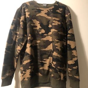 Camo Crewneck Sweater